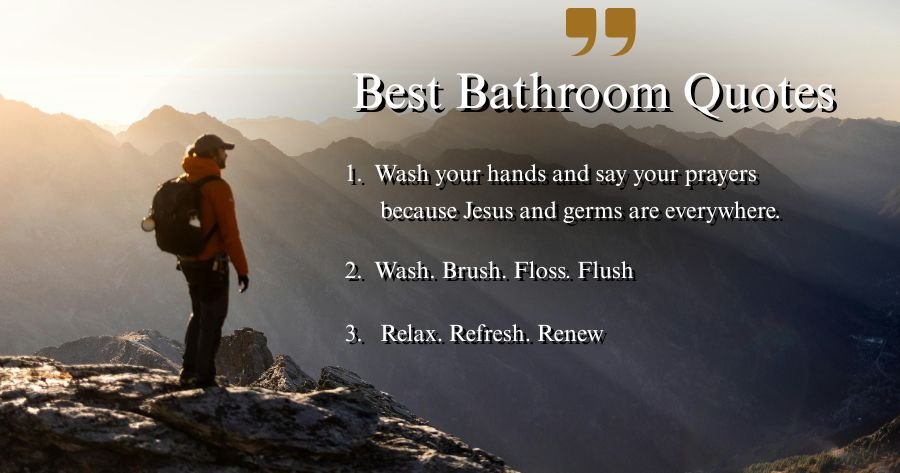 Best Bathroom Quotes