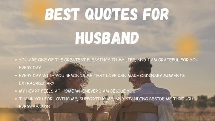 Best Quotes for Husband