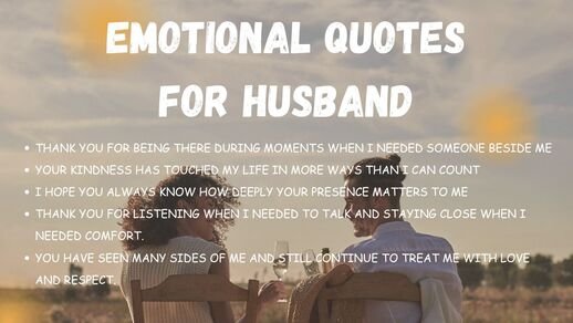 Emotional Quotes for Husband