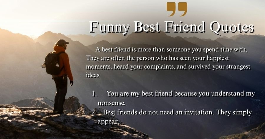 Funny Best Friend Quotes