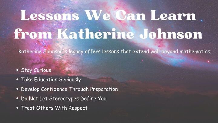 Lessons We Can Learn from Katherine Johnson