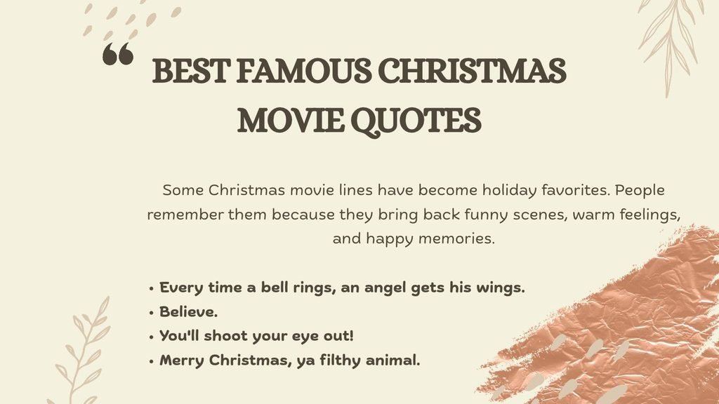 Best Famous Christmas Movie Quotes