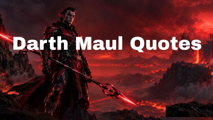 Darth Maul Quotes | Revenge, Power & Survival
